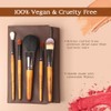 Juego de Brochas de Maquillaje 15 Piezas de Brochas de