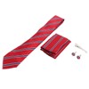 Mens Tie Classic Striped Polyester Yarn Easy Match Guarantees Durability