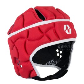 Body Armour Mens Club Rugby Scrum Cap Head Guard - Red - L