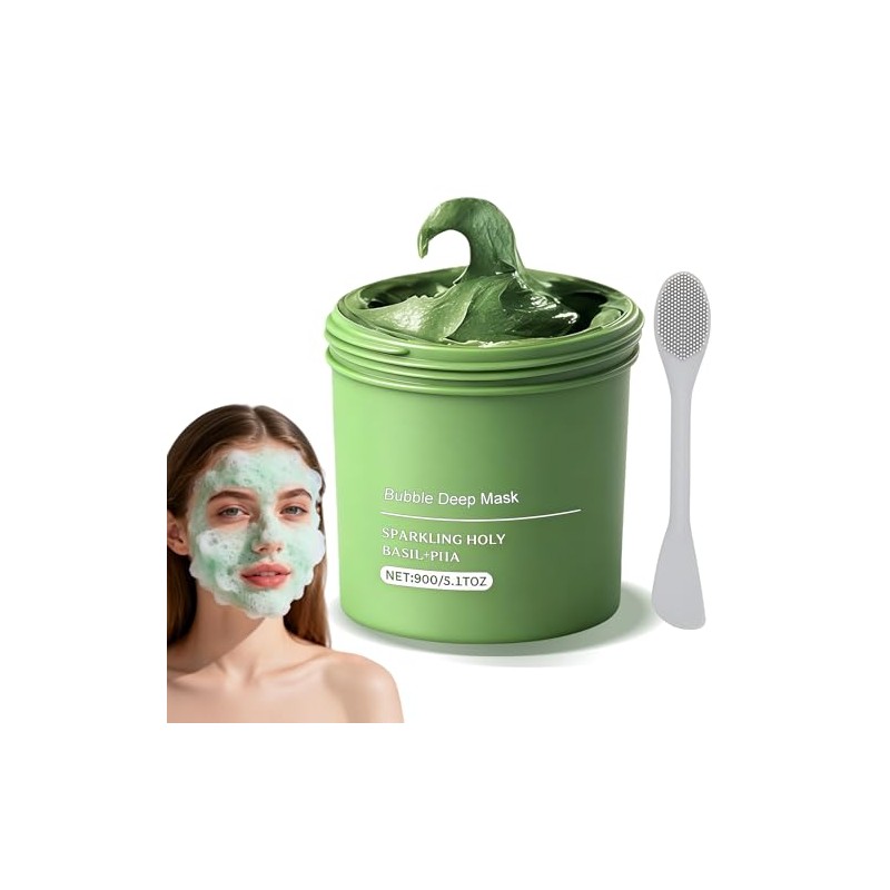 Máscara de burbujas，Mascarilla De Barro Limpiadora Profunda Con Burbujas，Mascarilla De