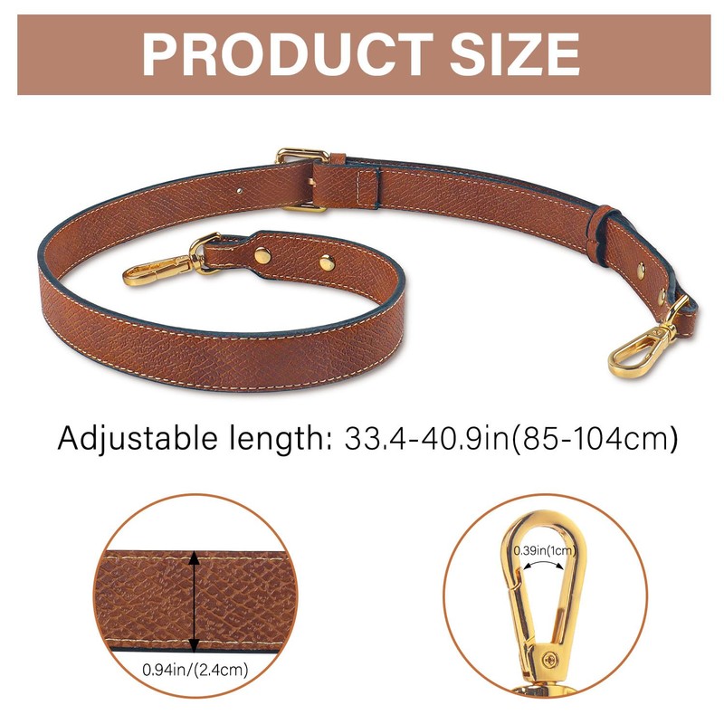 Shoulder Strap,Replacement Handbag Straps Adjustable 90-106 Cm Larga 2.4 Cm