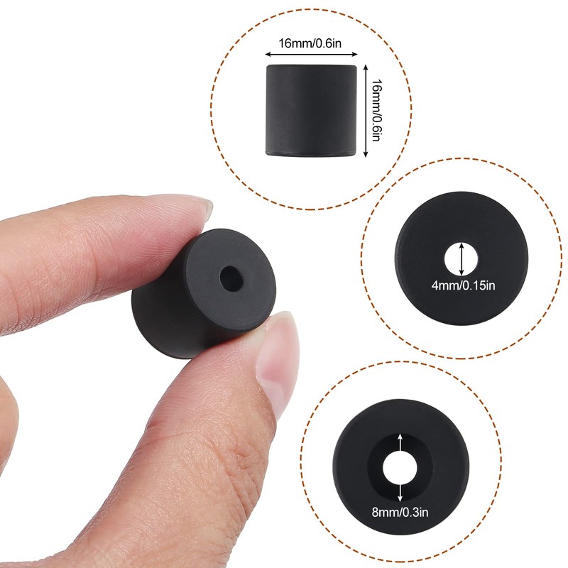 AITIAO 10Pcs 3D Printer Heatbed Silicone Leveling Column 16mm 3D
