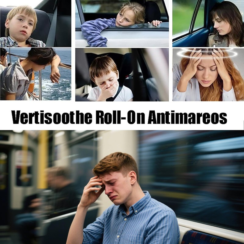 Natural Vertigo Relief Roll-On, Vertigo Ease Roller, Dizzy Relief for