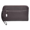 A1 FASHION GOODS Mens Real Leather Wristlet Clutch Bag Mobile