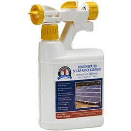 One Shot 1S-SPCHEC Solar Panel Cleaner Concentrate with Hose-End Mixing Sprayer, 32 oz (1 Quart)
