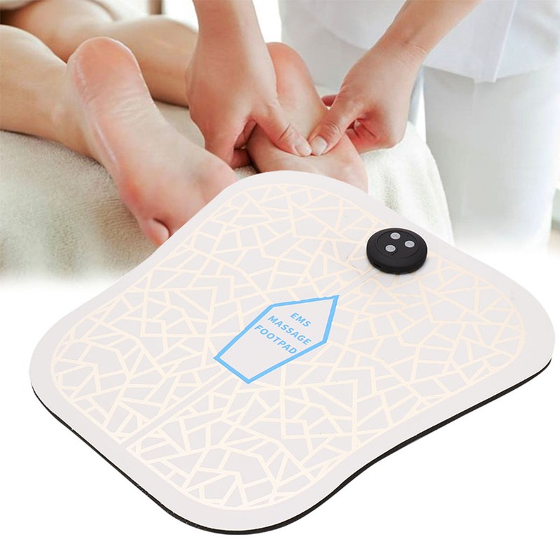 Adjustable EMS Foot Massage Pad Muscle Stimulator Cushion Massager