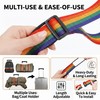 Add-A-Bag Luggage Straps 4 Pack, Adjustable Elastic Bungee Travel Suitcase