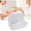 Ipetboom Practical Lid Sterilizer Box for Nail Art Tools Nail