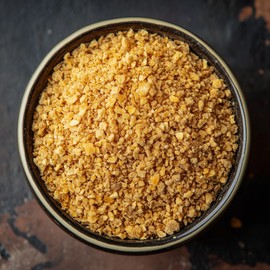 SavorSatch Dried Orange Peel Granules - 6 oz Stand-Up Resealable Pouch | Certified Kosher, Non-GMO | Product of Spain | Fresh and Zesty Citrus Flavor for Cooking, Baking, and Beverages