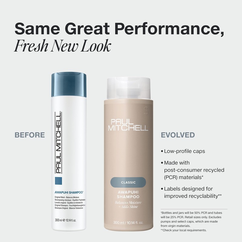 Paul Mitchell Awapuhi Shampoo, Balances Moisture + Adds Shine, For