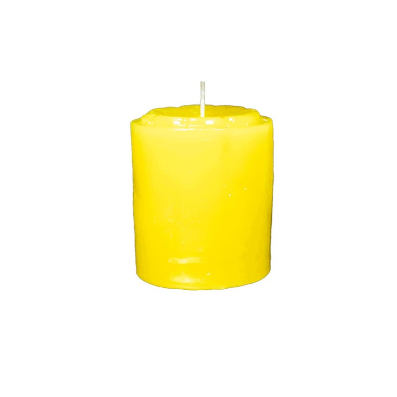Velón Color Amarillo 500grs-Luz María