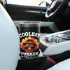 Coolest Turkey Flock Thanksgiving Feast Fun Turkey Stainless Steel Insulated