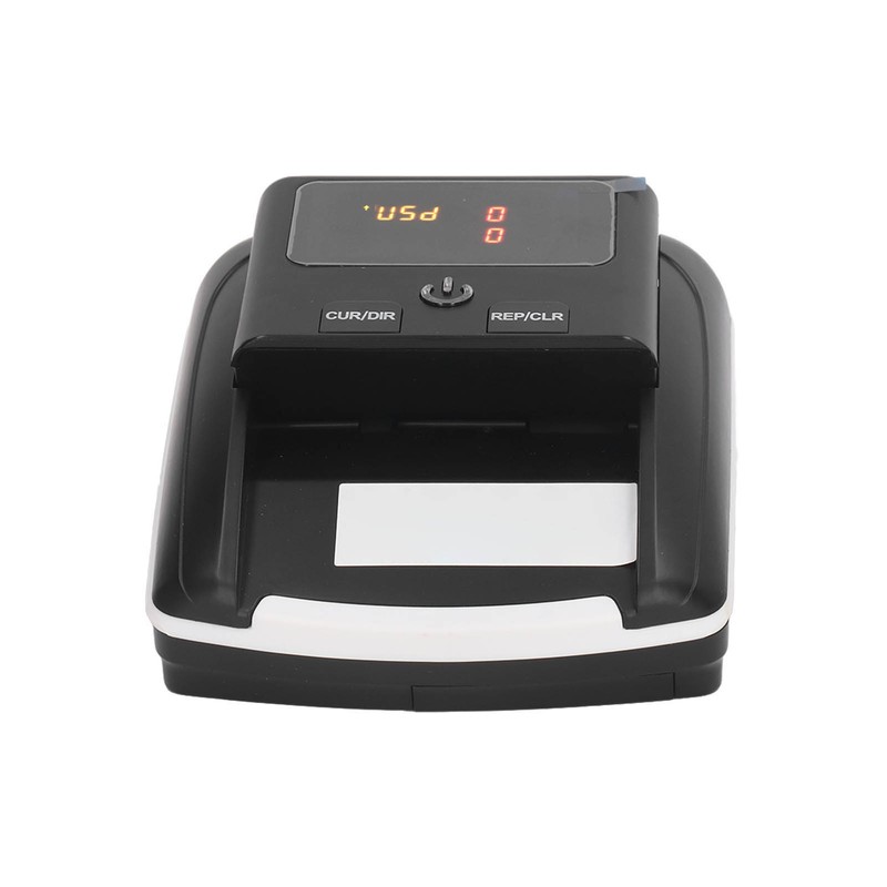 Automatic Banknote Detector Portable USD EUR Count Machine Counterfeit Bill