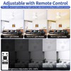 Glowall Small Ceiling Fan with Lights, 32 Inch Flush Mount