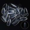 500Pcs Ring Finger Almond Nail Tips Index Finger Stiletto Artificial