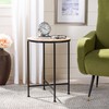 Safavieh Home Collection Lumi Black Agate Accent Table