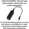 Bolwins C35CS Noise Filter - Audio Filter with 3.5mm Cable,