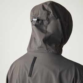 Lacoste Men's Water-Repellent Parka, black, Large