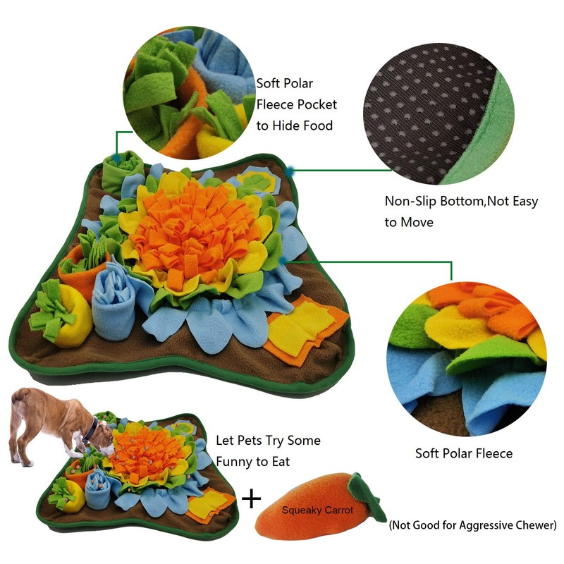 Alibuy Dogs Snuffle Mat Pet Feeding Mats Puppy Sniffing Pad,Cat