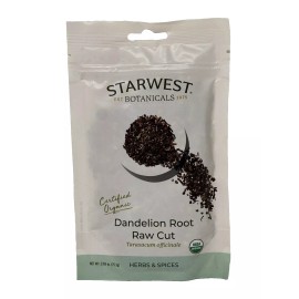 Starwest Botanicals Dandelion Root Raw Cut Taraxacum Officianle 2.65oz