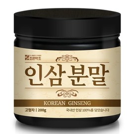 Jooeon Yakkicho 국내산 100% 국산 인삼 가루 분말 파우더 200g 100% Domestic Ginseng Powder 200g