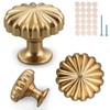 10 Pack Champagne Bronze Cabinet Knobs, Solid Zinc Alloy Drawer