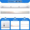 MorningRo 2 Pieces 24 Studded Mud Flap Top Plate, Stainless