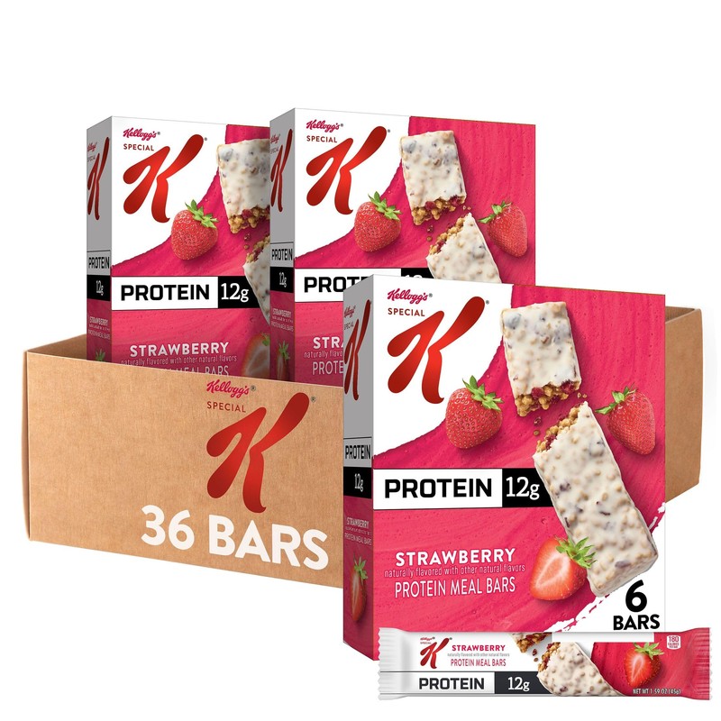Special K Bar Protein Meal Bars, 12g of Protein, Good