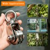 Hoist Pulley System Heavy Duty Stainless Steel, Snatch Swivel Block