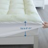 Pillow Top Mattress Topper Queen Size, 4.5” Viscose Made from