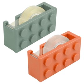 WUSJCOF Pack of 2 Tape Dispensers, Broller for Kids, Small Tape Dispenser, Film Dispenser for Kids