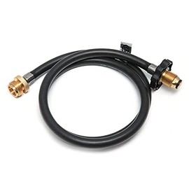 GrillSpot Propane BBQ Gas Grill Adaptor Hose for Small Grills - Universal Barbecue Accessory (4 Foot)