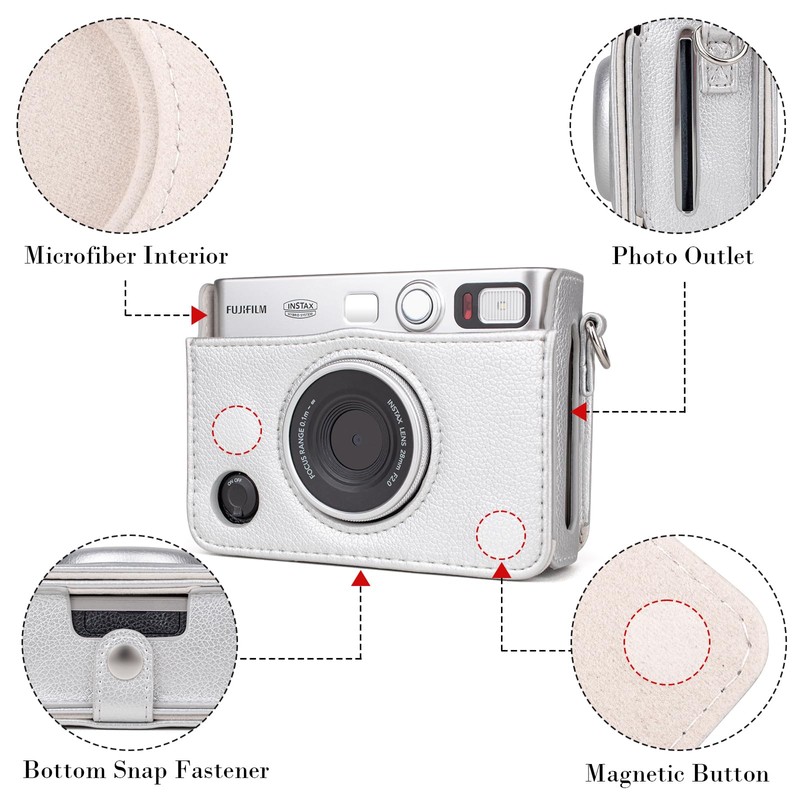 Rieibi Mini EVO Case - Vintage PU Leather Protective Case