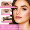 Self Adhesive Eyelashes Natural Look Spiky Manga Press On Lashes