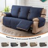 Genina Waterproof Couch Cover for Reclining Couch 3 Seater Non-Slip,