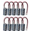 KANGLEUS (10-Pack) 3.6V 1200mAh SB-AA02 Lithium Batteries for Tekcell SB-AA02