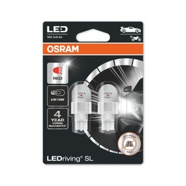 OSRAM LEDriving SL, LED Signal Lamps, Off-Road Only, Non ECE, Double Blister, Red, W16W