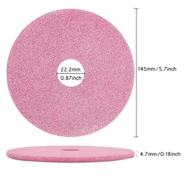 2 Pack Chainsaw Saw Chain Sharpening Grinding Wheel Discs Ceramic Stone 5-3/4-Inch by 1/8-Inch (145x22.2x3.2mm)