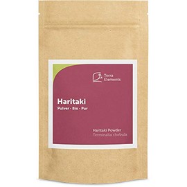 Terra Elements Organic Haritaki Powder 100 g I Ayurvedic Spice Powder I 100% Pure I Vegan I Raw Food