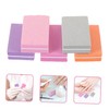 FOMIYES Dual-sided Block Nail Files 50pcs Manicure Nail Files Buffer