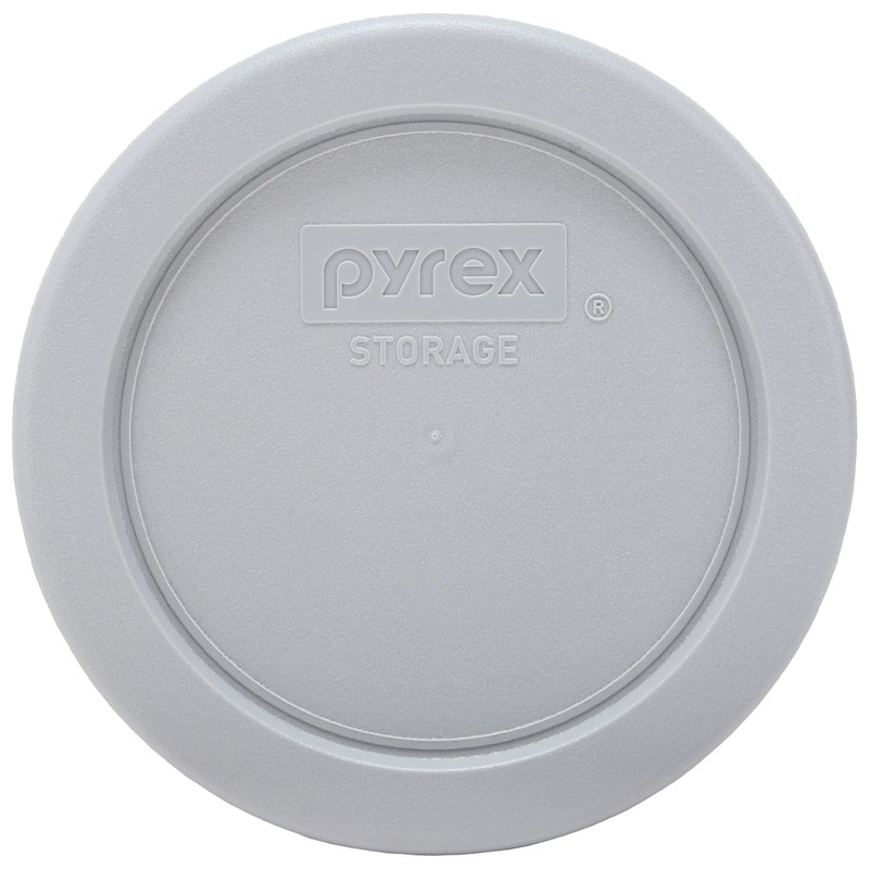 Pyrex 7202-PC Jet Gray Round Plastic Food Storage Replacement Lid,