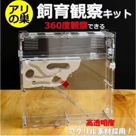 MIMIA Ant Nest Observation Kit (Sands and Ants Sold Separately), Ants Breeding Kit, Breeding Case, Queen Ants, Yes, Ants