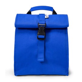 Sunny Bird Insulated Lunch Bag Rolltop Lunch Box Small Lunch Cooler for Women, Men, Adults and Kids (Blue)