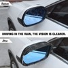 Blilo 2PCS Smoke Visor Guards for Car Side Mirrors -
