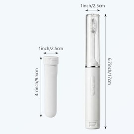 Travel Toothbrush Cover, Compact Lightweight Accessory for Travel and Daily Use - NNIANXING 3Pcs Toothbrushes Kit Built