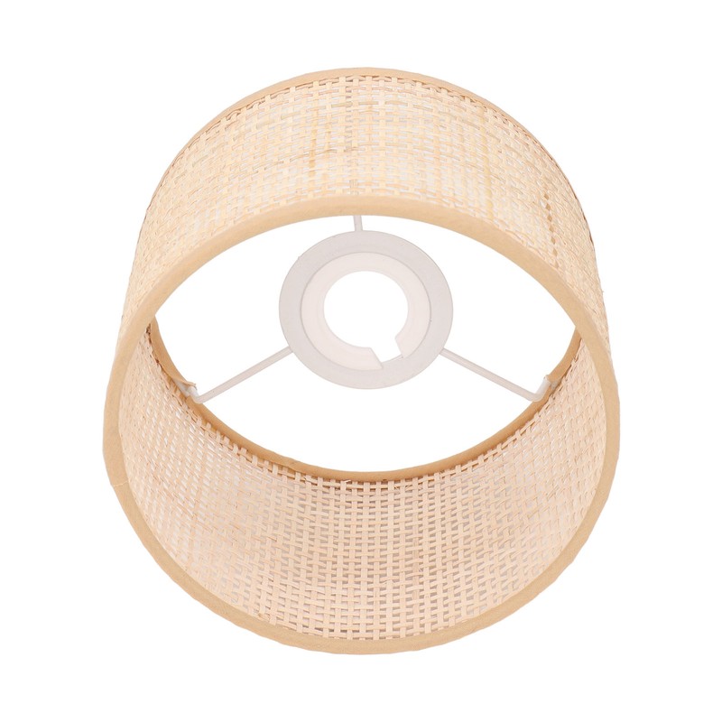 Rattan Lamp Shade Replacement Woven Basket Chandelier Vintage Hanging Table