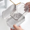 Soap Case Holder, 2 Layers Soap Dish Tray with Removable