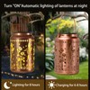 Solar Lanterns Outdoor Waterproof - Elegant Hummingbird Hanging Lights for