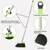 Soft Bristles Green Angle Broom Long Handle Indoor Broom for
