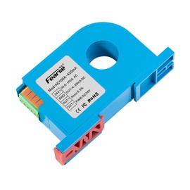 AC Current Transmitter,Hall DC Sensor,Output to PLC or Instrument,High Precision Perforated Sensing Current 0-100V-420mA